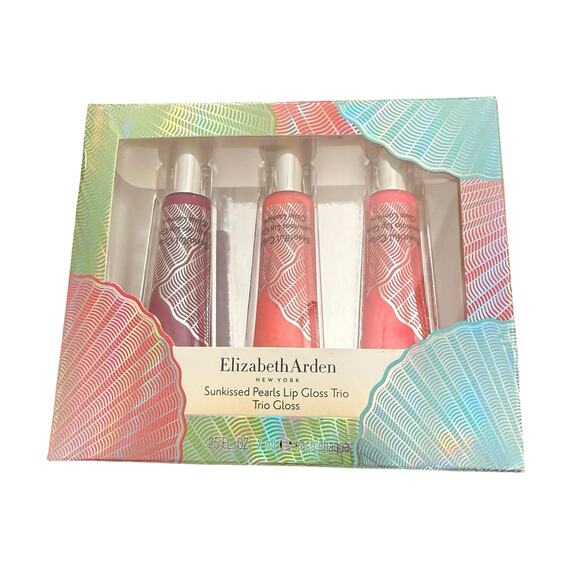 Elizabeth Arden New York Sunkissed Pearls Lip Gloss Trio New Sealed - Picture 2 of 3